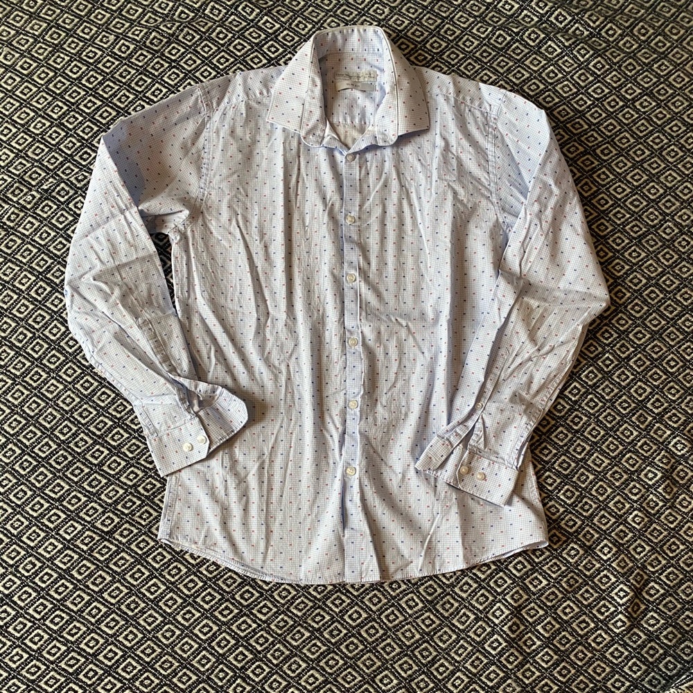 Cedar Wood State Patterned Dress Shirt